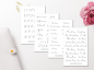 Preview: Skript Sticker Monate, Wochentage, Zahlen